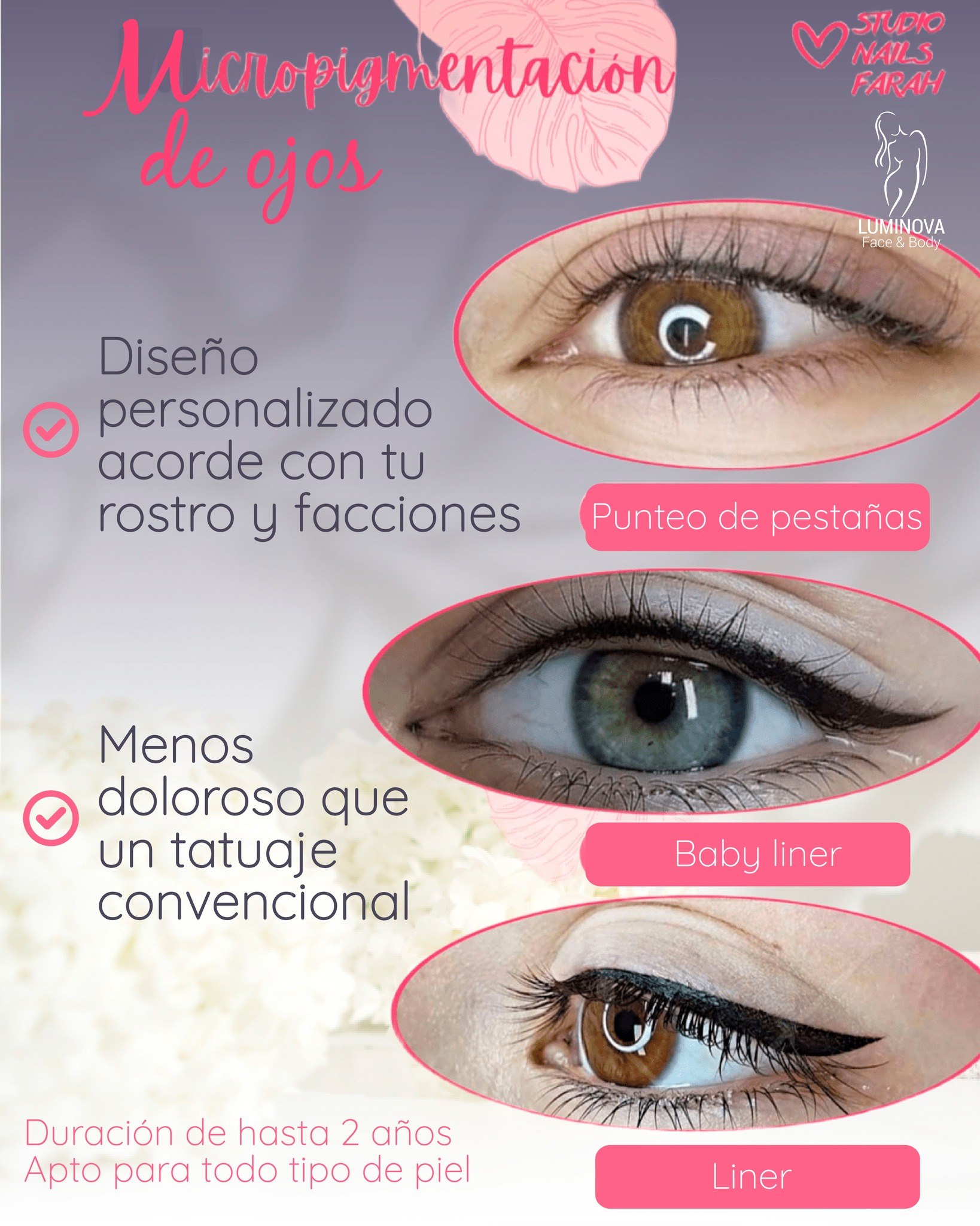 Micropigmentación de ojos